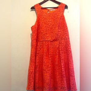 Maurice’s Coral Lace dress 2xl